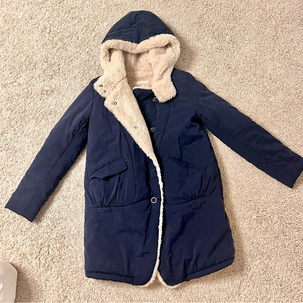 Caramel Cream Faux Fur Jacket
